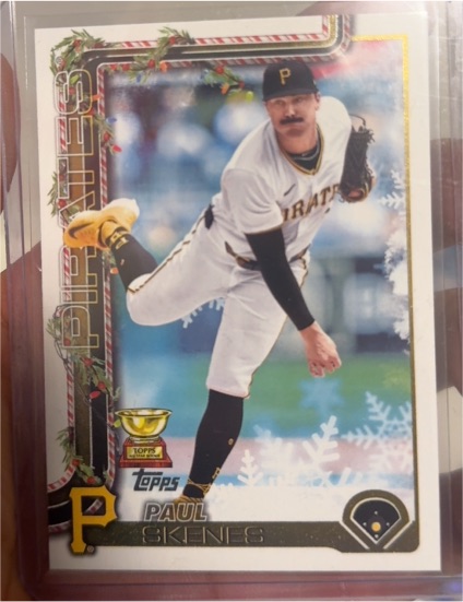 2025 Topps Holiday #H70 Paul Skenes — front