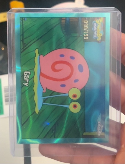 2025 Topps Chrome SpongeBob SquarePants #26 Gary — front