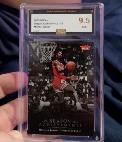 2007-08 Fleer Season Achievements #18 Michael Jordan — front
