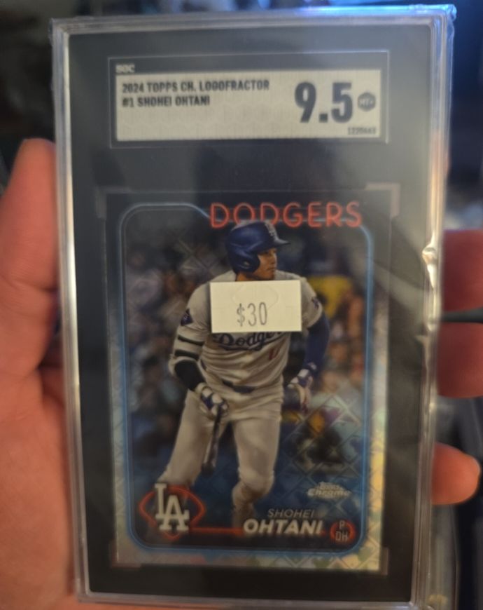 2024 Topps Chrome Logofractor #1 Shohei Ohtani — front