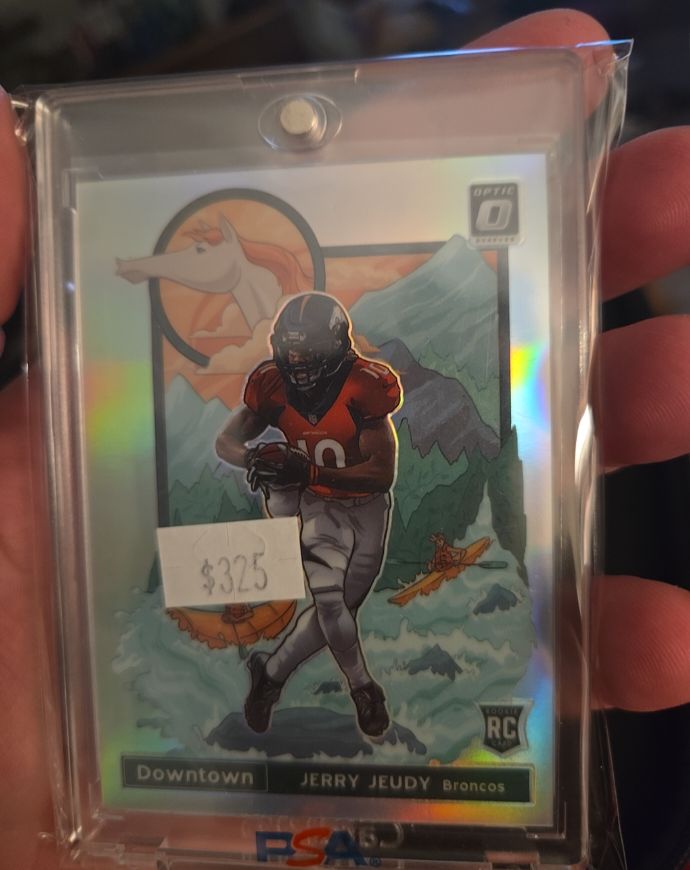 2020 Panini Donruss Optic Downtown #DT-10 Jerry Jeudy — front