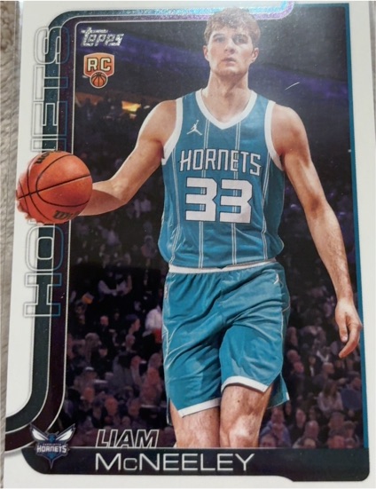 2025-26 Topps #229 Liam McNeeley — front