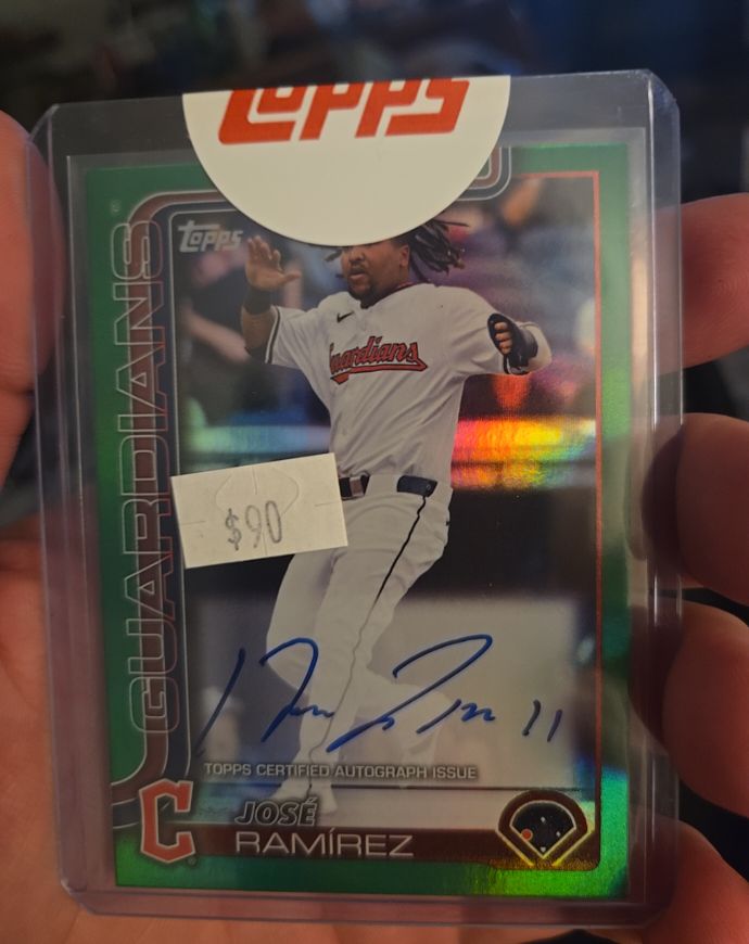 2025 Topps José Ramírez — front