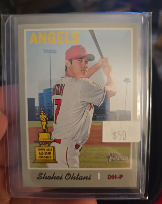 2019 Topps Heritage #430 Shohei Ohtani — front