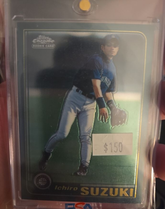 2001 Topps Chrome Traded #T266 Ichiro Suzuki Rookie Card — front
