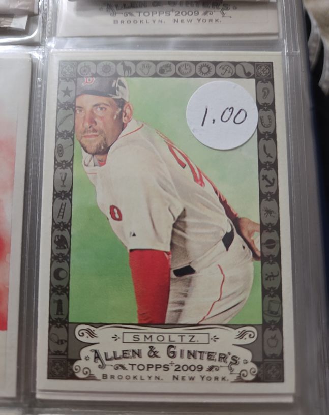 2009 Topps Allen & Ginter Smoltz — front