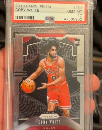 2019 Panini Prizm #253 Coby White — front