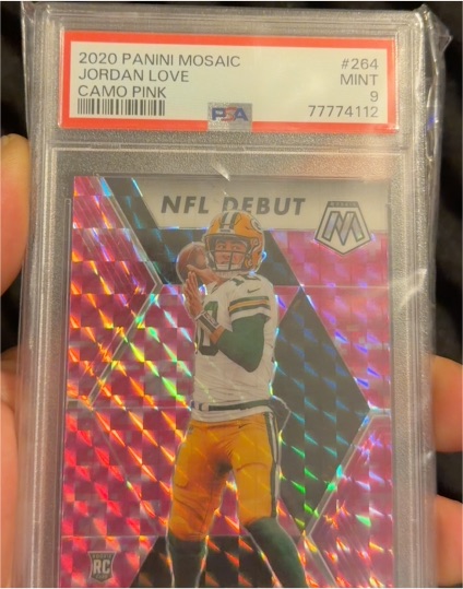 2020 Panini Mosaic #264 Jordan Love — front