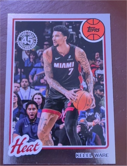 2025-26 Topps Basketball #80BK-27 Kel'el Ware — front