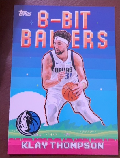 2025-26 Topps #8B-15 Klay Thompson 8-Bit Ballers — front