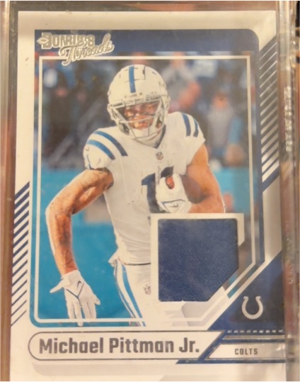 2024 Panini Donruss Threads #DTH-MPJ Michael Pittman Jr. — front