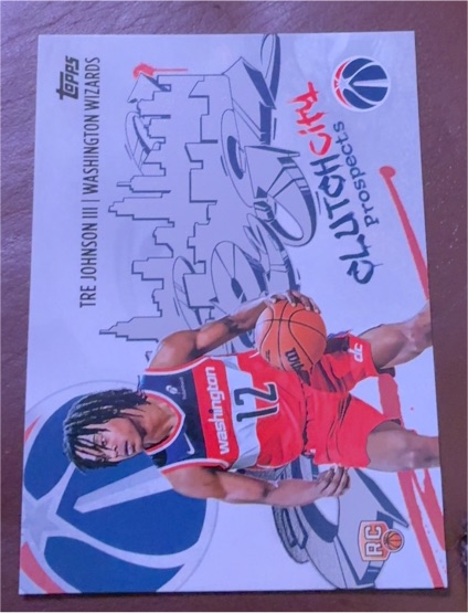 2025-26 Topps Basketball #CC-6 Tre Johnson III — front