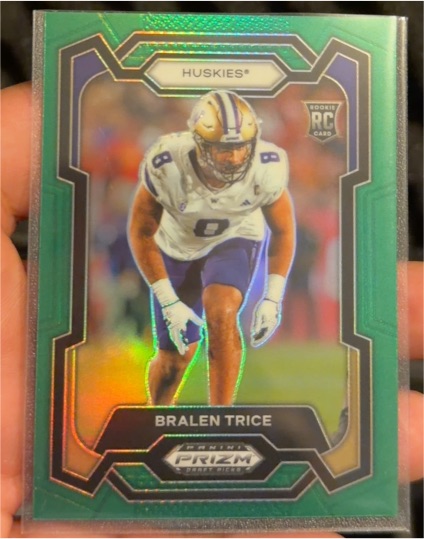 2024 Panini Prizm Draft Picks #123 Bralen Trice — front