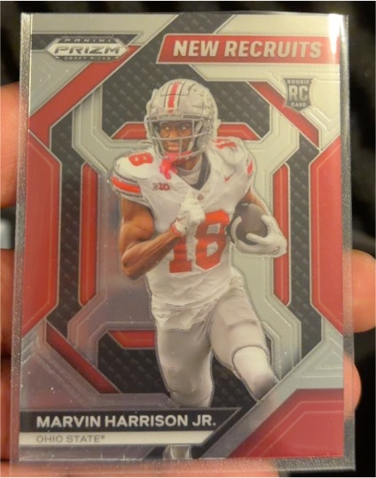 2024 Panini Prizm Draft Picks New Recruits #NR-MHJ Marvin Harrison Jr. — front