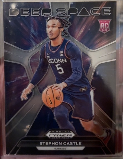 2024 Panini Prizm Draft Picks #15 Stephon Castle Deep Space — front