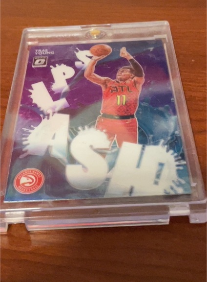 2020-21 Donruss Optic #11 Trae Young Splash! — front