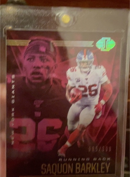 2020 Panini Illusions #83 Saquon Barkley — front