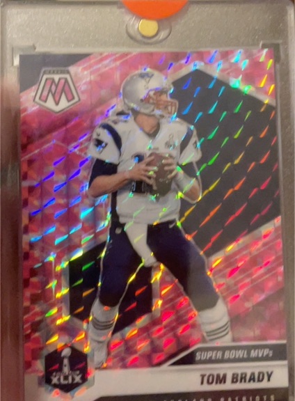 2021 Panini Mosaic Storm Chasers SSP Tom Brady — front