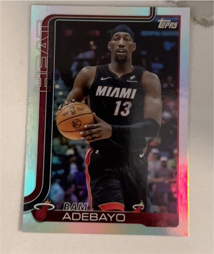 2025-26 Topps #75 Bam Adebayo — front