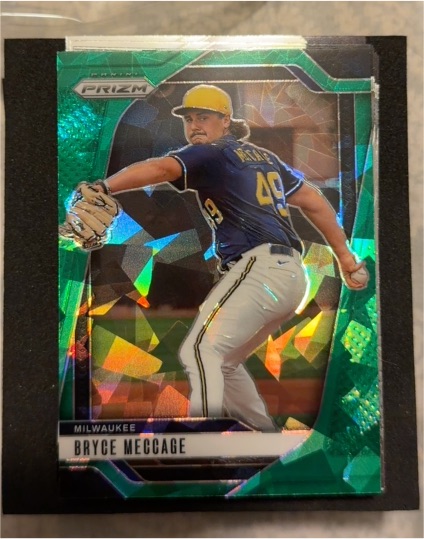 2025 Panini Prizm #204 Bryce Meccage — front