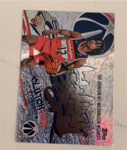 2022 Topps #RC Tre Johnson III — front