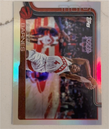 2025 Topps Scottie Barnes Toronto Raptors — front