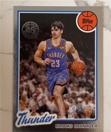 2025-26 Topps Basketball #80BK-87 Brooks Barnhizer — front