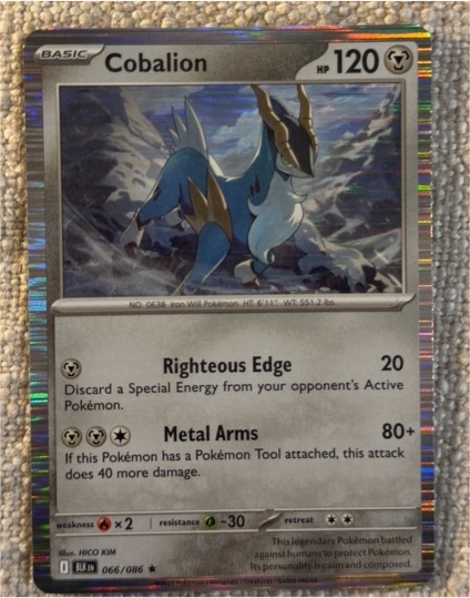 2025 Pokémon Scarlet & Violet #066 Cobalion — front