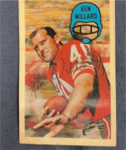1970 Kellogg's #33 Ken Willard — front