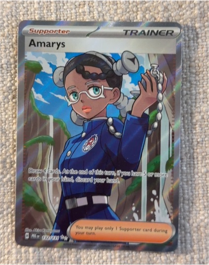 2025 Pokémon Scarlet & Violet Prismatic Evolutions #132 Amarys — front