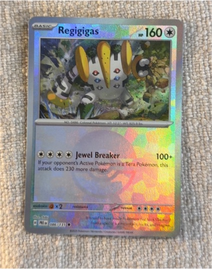 2016 Pokémon SV: Prismatic Evolutions #086 Regigigas — front