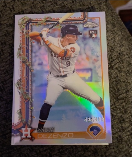 2025 Topps Chrome #294 Zach Dezenzo — front