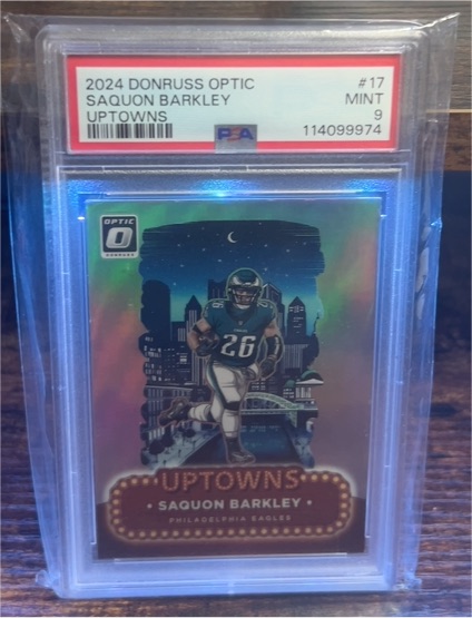 2024 Donruss Optic #17 Saquon Barkley Uptowns — front