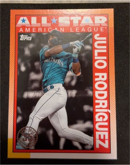 2025 Topps Series 2 #90AS-48 Julio Rodriguez 1990 All Star Seattle Mariners — front