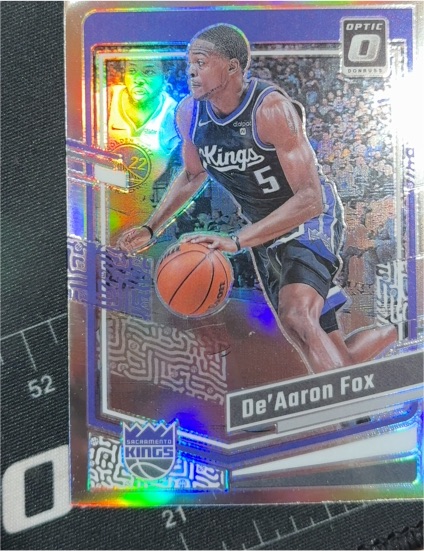 2023-24 Donruss Optic #52 De'Aaron Fox — front