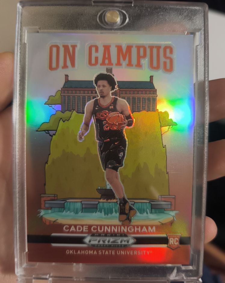 2021 Panini Prizm Draft Picks #1 Cade Cunningham On Campus — front