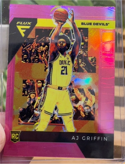 2022 Panini Chronicles Draft Picks Flux #5 AJ Griffin — front