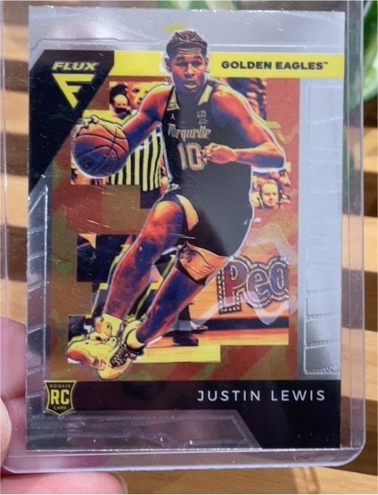 2022 Panini Chronicles Draft Picks Flux #14 Justin Lewis — front