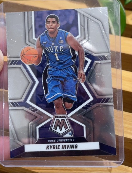 2022 Panini Chronicles Mosaic Draft Picks #22 Kyrie Irving Duke University — front