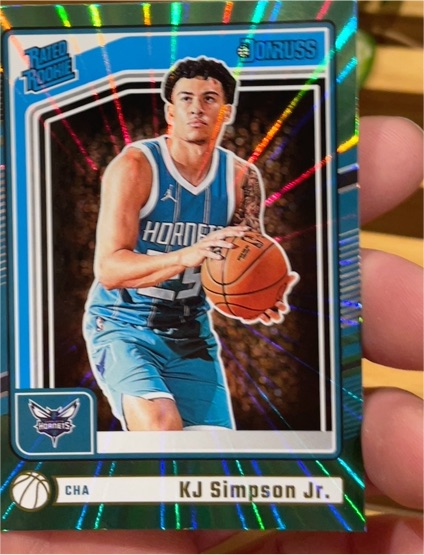 2024-25 Donruss #247 KJ Simpson Jr. — front