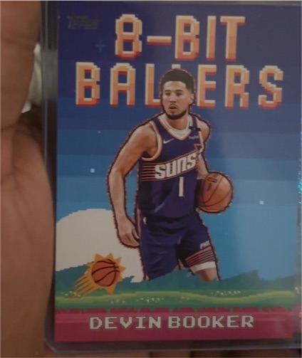 2025-26 Topps Basketball 8-Bit Ballers #8B-3 Devin Booker — front