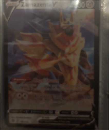 2023 Pokémon TCG Sword & Shield: Brilliant Stars #105 Zamazenta V — front