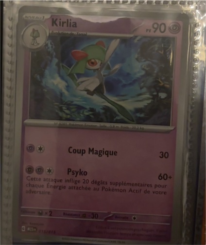 2023 Pokémon McDonald's Match Battle #015 Kirlia — front