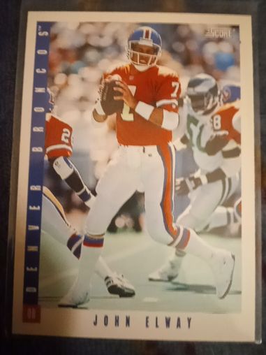 1993 Score #40 John Elway — front