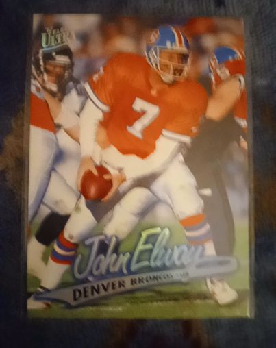 1997 Fleer Ultra #50 John Elway — front