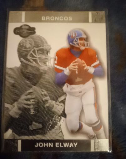 2007 Topps Co-Signers #38 John Elway — front
