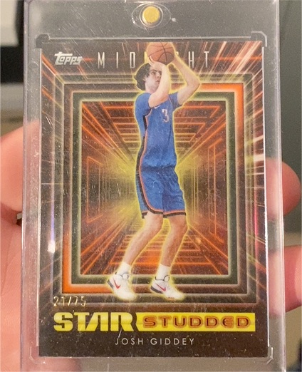 2023-24 Topps Midnight #SS-12 Josh Giddey — front