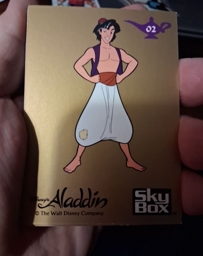 1993 Disney Aladdin SkyBox #02 Aladdin — front