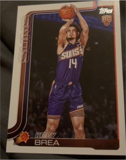 2025-26 Topps #242 Koby Brea — front