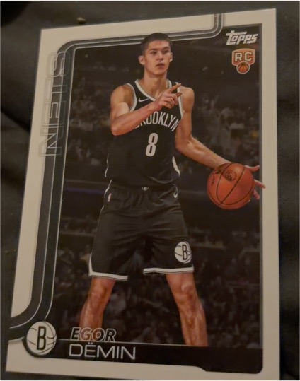 2025-26 Topps #208 Egor Demin — front